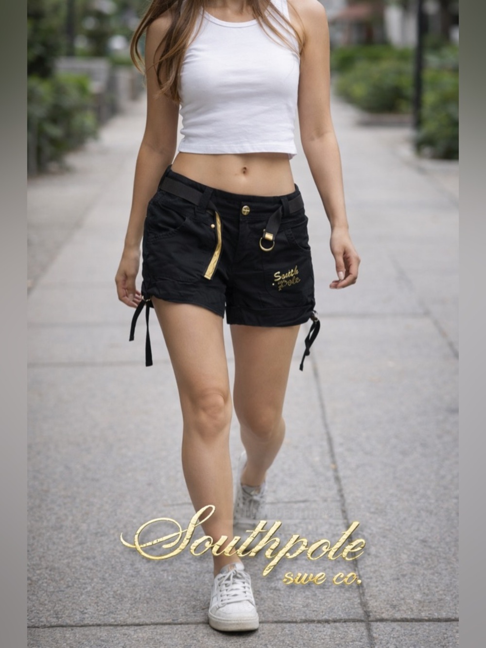 South Pole Black Women's Shorts